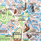 Madrid school map