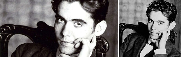 Foto del poeta español, Federico Garcia Lorca